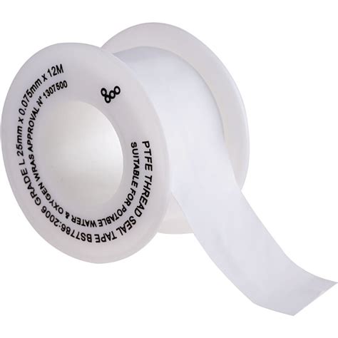 Kennedy Ptfe Tape For Thread Sealing 25mm X 12m