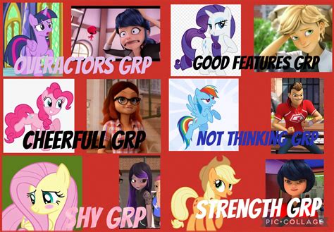 What grps miraculous ladybug and mlp can be together in. 😂 : r/mylittlepony