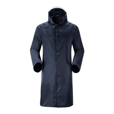 Trenchveste De Pluie Pour Hommes Poncho à Capuche Avec Capuche Pour