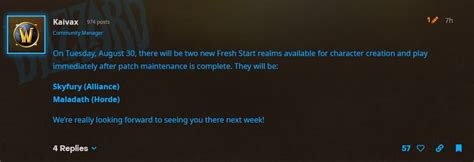 The Real Fresh Servers Announcement R Classicwow