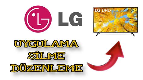 LG Smart Tv Uygulama Silme LG Uygulama Kaldırma YouTube