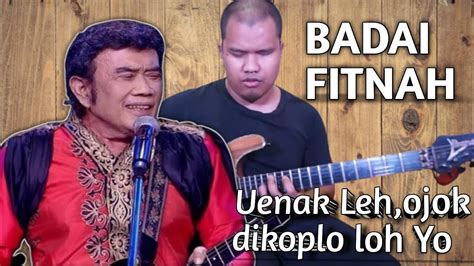 Rhoma Irama Badai Fitnahcover By Agunggitaris Tuna Netra Youtube