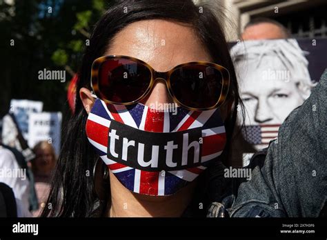 London England Uk 20th May 2024 Protesters Gathered Outside The