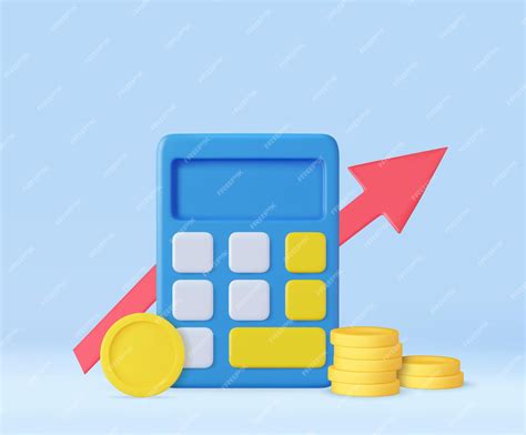 Calculadora 3d Icono Financiero Gestión De Dinero Planificación