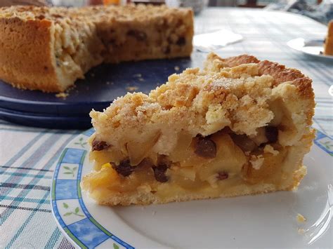 Gedeckter Apfelkuchen Mit Streuseln Von Mbus Chefkoch