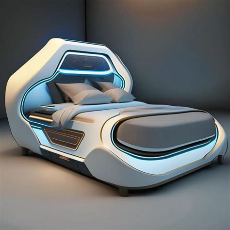 Futuristic bed by Pickgameru on DeviantArt