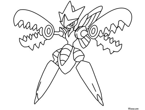 Coloriage M Ga Cizayox Pokemon Imprimer Et Colorier