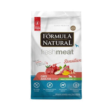 Ração Fórmula Natural Fresh Meat Sensitive Cães Adultos Portes Mini e