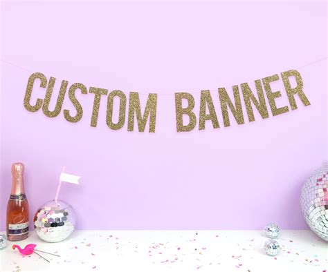 Custom Party Banner Wedding Decor Personalised Letter - Etsy