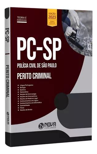 Apostila Pc Sp Perito Criminal Ed Nova Frete Gr Tis