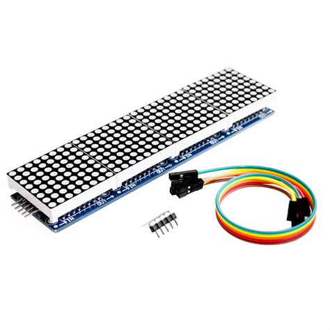 Matriz de LEDs 8x8 Cátodo Común MAX7219 Módulo X4 Electronilab