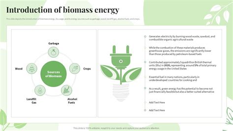 Renewable Energy Sources Introduction Of Biomass Energy Ppt Powerpoint