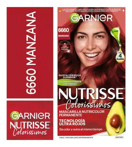 Kit De Coloraci N Permanente Garnier Nutrisse Color Ssimos Tono