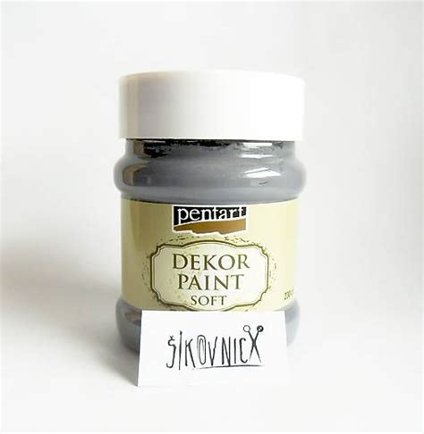 Dekor paint soft chalky 230 ml kriedová farba grafitová sivá