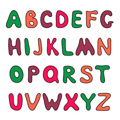 Hand Drawn Alphabet Stock Vector Image By Artulina