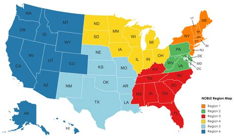 NOBLE Region and Chapter Directory | NOBLE