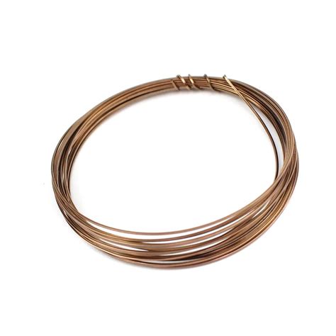 Antique Bronze Copper Square Wire 0 5mm 3m JewelleryMaker