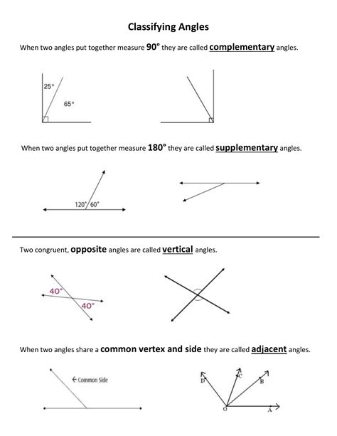 20++ Supplementary Angles Worksheet