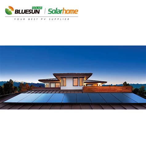 Membeli Bluesun Shingled Halfcell 100W 110W Semua Panel Surya Hitam