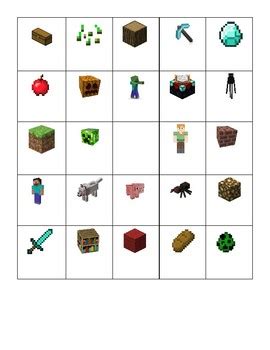 Free Printable Minecraft Bingo Cards Free Printable