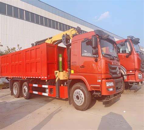 Truck Mounted Crane With Dump Box Hubei Changheng Special Automotive Co