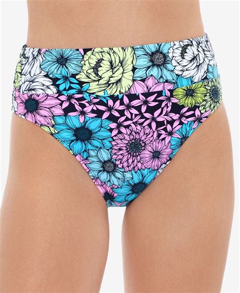 Msrp Salt Cove Juniors High Waist Bikini Bottoms Multicolor Size