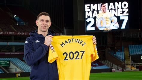 Premier League Emiliano Martínez Renueva Con El Aston Villa Hasta 2027