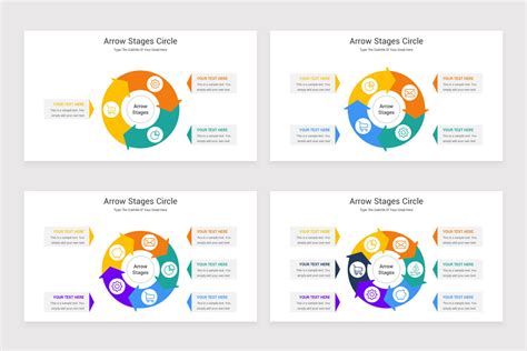 Arrow Stages Circle PowerPoint Template | Nulivo Market 