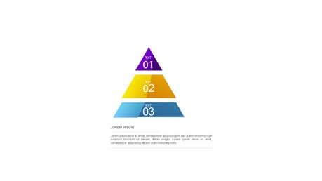 Colorful Pyramid With Numbers On Each Of It S Sides Google Slide Theme