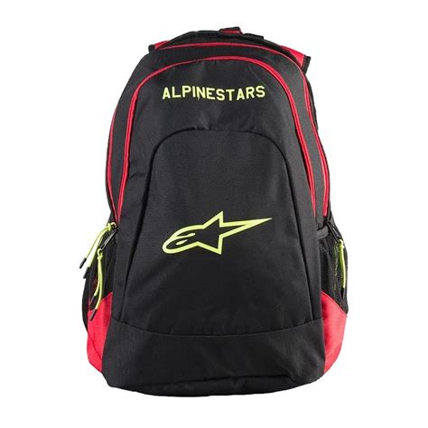 Mochila Alpinestars Defcon Backpack Preto E Vermelho Viajante Moderno