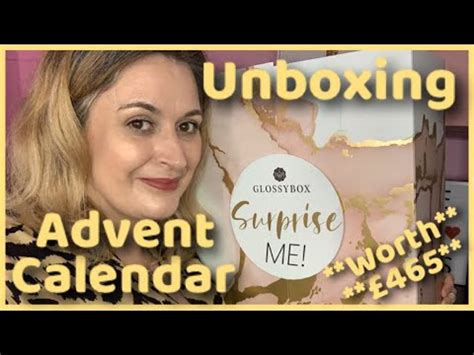 GlossyBox 2021 Advent Calendar Must See Full Unboxing WORTH 465