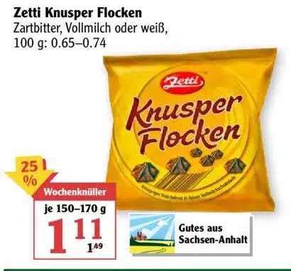 Zetti Knusper Flocken Angebot Bei Globus