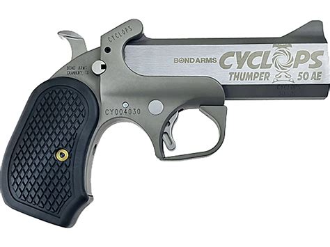 Bond Arms Cyclops Thumper 50 Action Express Single Shot Pistol 4 25