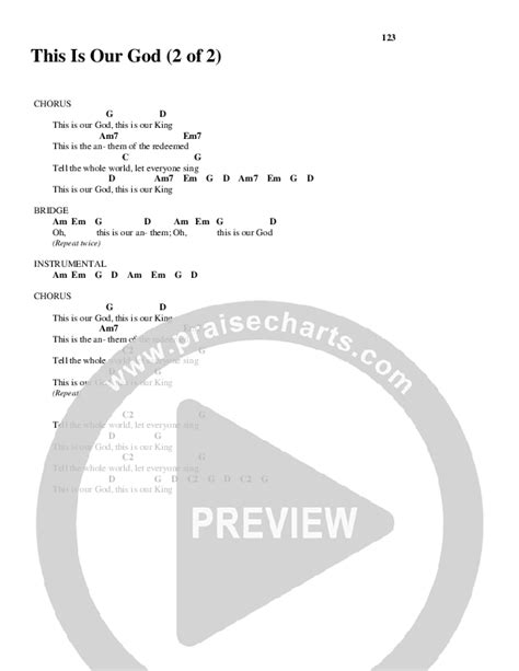 This Is Our God Guitar Chords