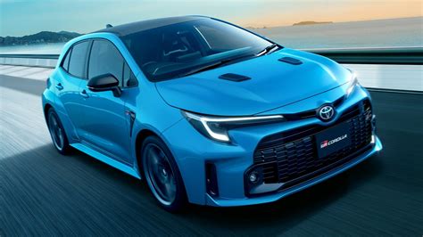 Toyota Gr Corolla Gets Mild Updates In Japan Including New Cyan Color