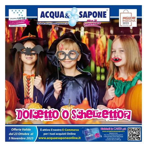 Nuovo Volantino Acqua E Sapone Dolcetto O Scherzetto Dal 23 10 Al 5