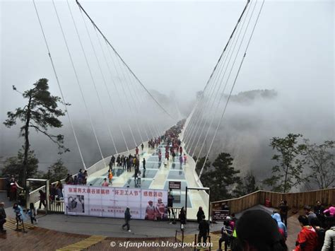 Misty Zhangjiajie Glass Bridge And Lumix Dmc Tz