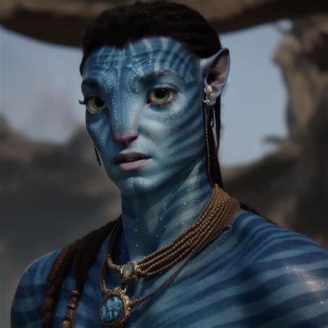 A Man With Blue Makeup And Jewelry On His Face