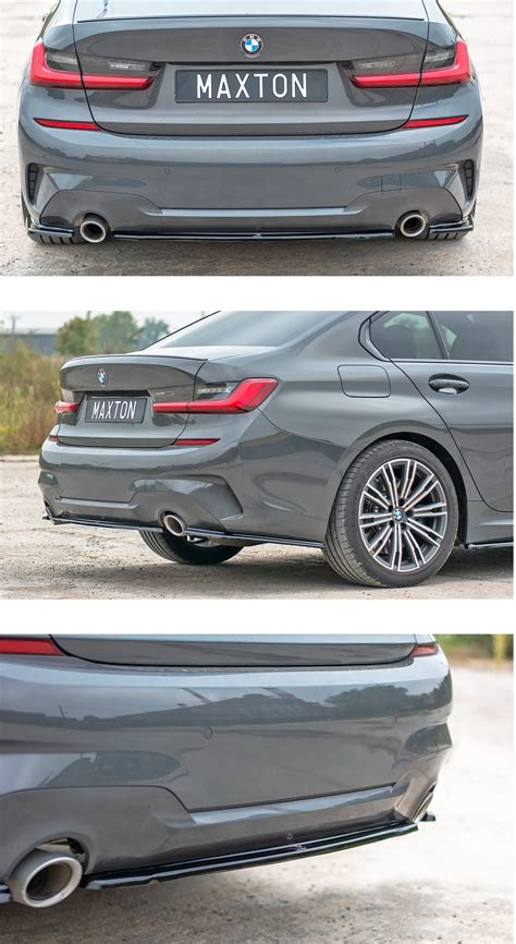 Bm 3 20 Mpack Rd1c Maxton Design Central Rear Splitter Bmw 3 Series G20 M Package Urotuning