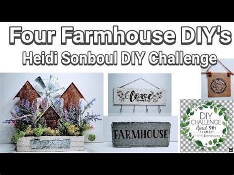 Four Farmhouse DIYs Heidi Sonboul DIY Challenge Dollar Tree