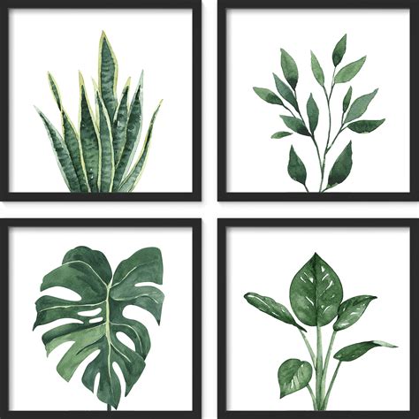 Artbyhannah X Inch Botanical Framed Wall Art Set India Ubuy