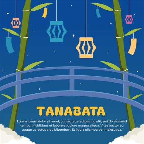 Premium Vector Vector Graphic Of Tanabata Or Qixi Festival Writing In