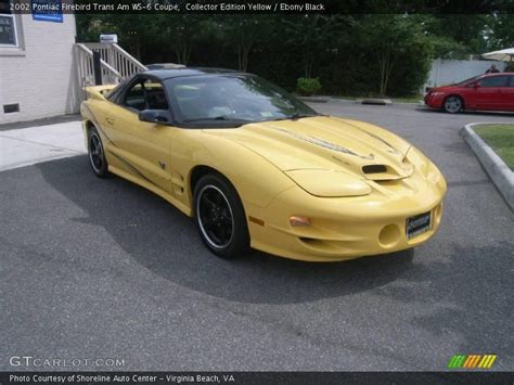 2002 Pontiac Firebird Trans Am Ws 6 Coupe In Collector Edition Yellow