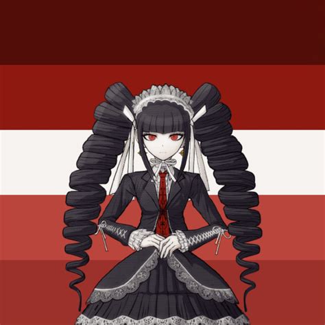 Pride Flags Colour Picked From Dangan Characters Lesbian Flag Picked From Celestia Ludenberg