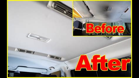 How To Repair Sagging Headliner The Correct Way Vw T4 Caravelle Complete Headliner Replacement