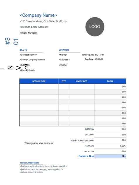 Invoice Template 2 Word 1 | PDF