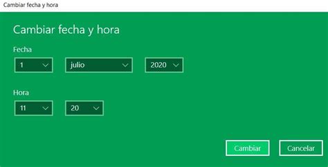 Cómo cambiar la fecha y la hora en Windows guía completa