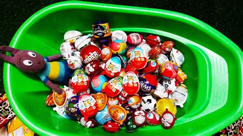 100 Surprise Eggs And Balls 01 Lots Of Kinderjoy Surprise Eggs And Puzzle Balls More Than 100