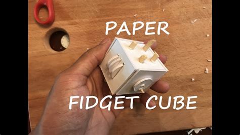 How To Make A Paper Fidget Cube Youtube