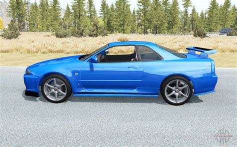 Nissan Skyline Gt R V Spec Ii Bnr For Beamng Drive